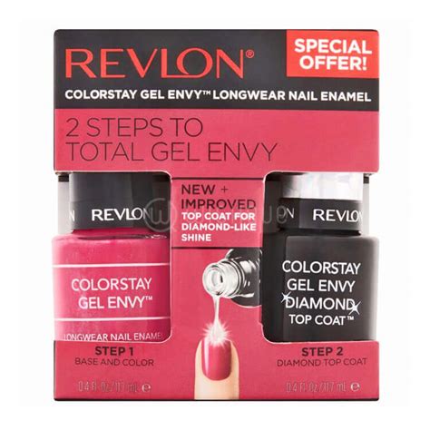 Revlon 2 Step Total Gel Envy 400 Royal Flush010 Top Coat Wishque