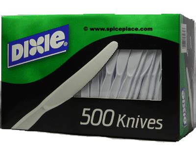 Dixie White Plastic Knives 500 Count 22 26USD Spice Place