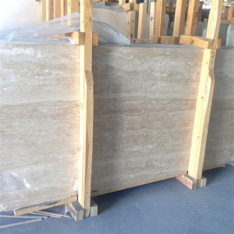 Light Travertine Slab Cm Veincut Filled Honed Vc Mazzmar Stone