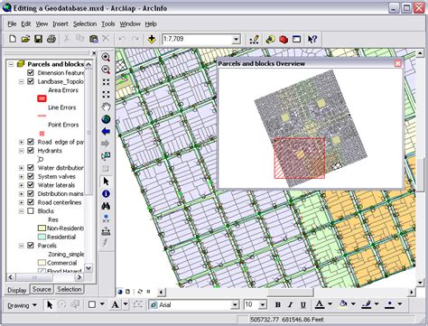 ArcGIS Desktop Help 9 3 The Overview Window