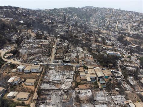 Suben A Los Muertos En Los Devastadores Incendios De Valpara So