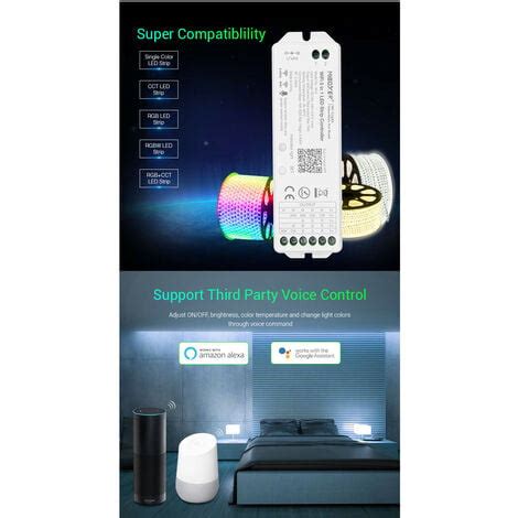 Contr Leur Variateur Led Wifi En Pour Ruban Led V Dc