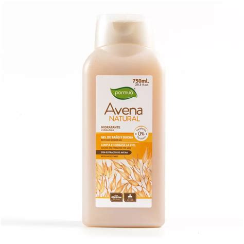 Gel de Baño y Ducha Avena Natural Beautik 750 ml Pormua Danilza