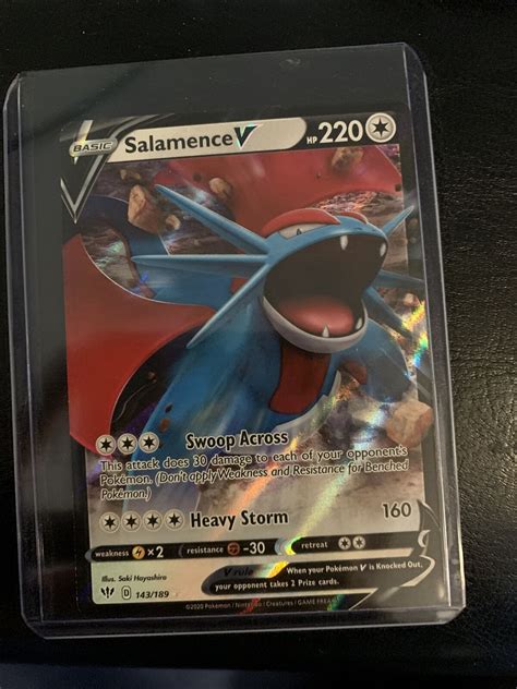 Salamence V 143 189 Ultra Rare Holo Pokemon Darkness Ablaze EBay