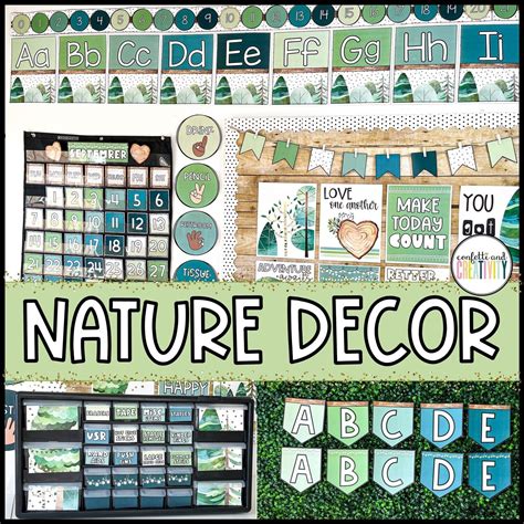 Nature Classroom Decor Bundle Confetti Creativity Artofit