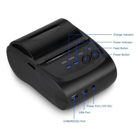 Buy Yousheng Bluetooth Thermal Receipt Printing Machine Pos 5802dd Mini Portable Printer At