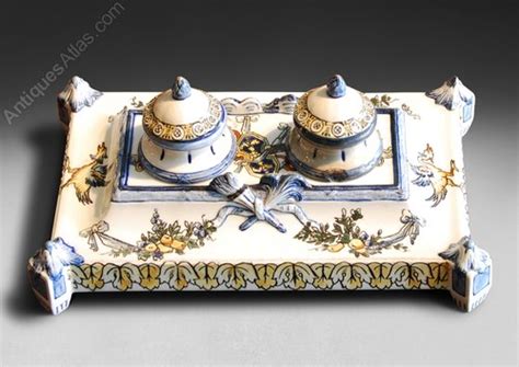 Antiques Atlas Desk Piece By The Gien Factory Renaissance Dragon