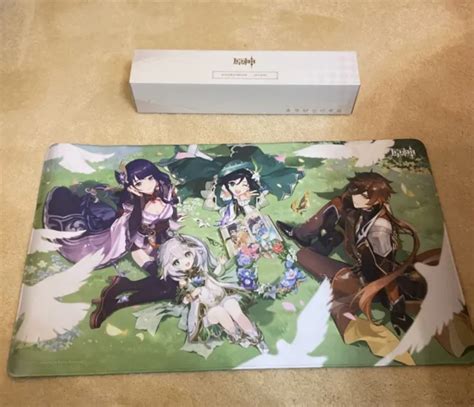 OFFICIAL GENSHIN IMPACT Mihoyo Desk Mat Nahida Zhong Li Raiden Shougun