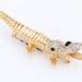 Vintage S Kenneth Jay Lane Figural Alligator Brooch Etsy