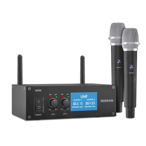 Jebson Uhf Wireless Dual Microphone System Shop Now