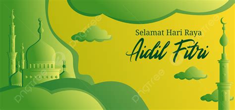 Fondo Eid Al Fitr Banner Green Fondo Al Fitr Eid Mubarak Imagen De