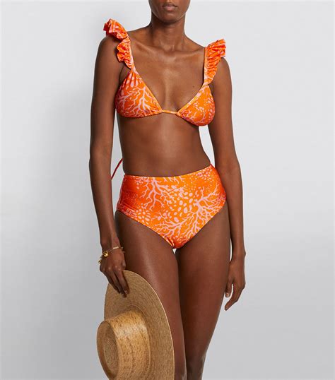 PatBO High Waist Bikini Bottoms Harrods QA