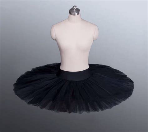 Professional Black Ballet Rehearsal Tutu Skirt Uniqueballet