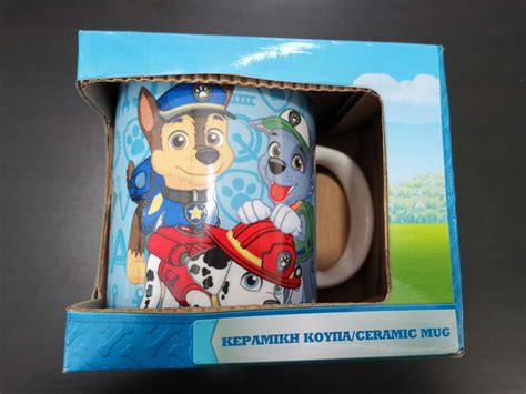 Caneca Cer Mica Patrulha Pata Azul Loja Da Crian A