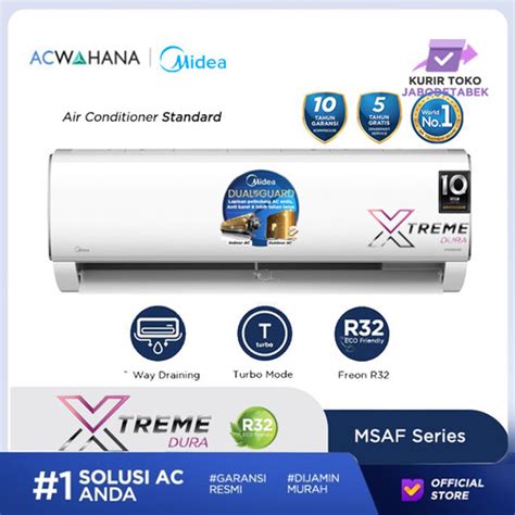 Promo Midea Ac Split Standard Double Goldfin R Pk Msaf Crn