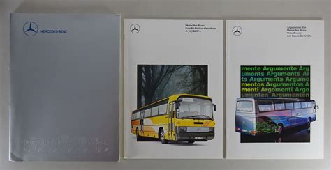 Prospekt Mappe Mercedes Benz Omnibus O 303 Kombi Linien Omnibus O