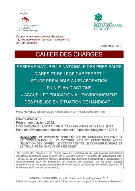 PDF CAHIER DES CHARGES Reserve Naturelle Pres Sales Orgreserve