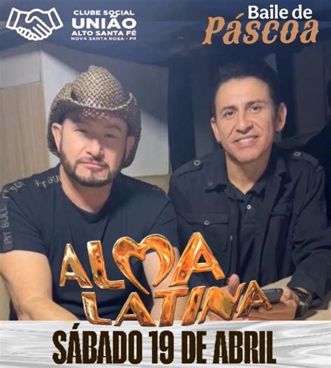 VÍDEO Banda Alma Latina convida todos para o grande Baile de Páscoa neste sábado