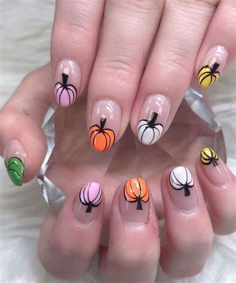 Halloween Nails Pumpkin Atelier Yuwa Ciao Jp