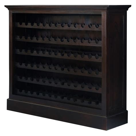 Boku Mahogany Timber Wine Rack Large Chocolate