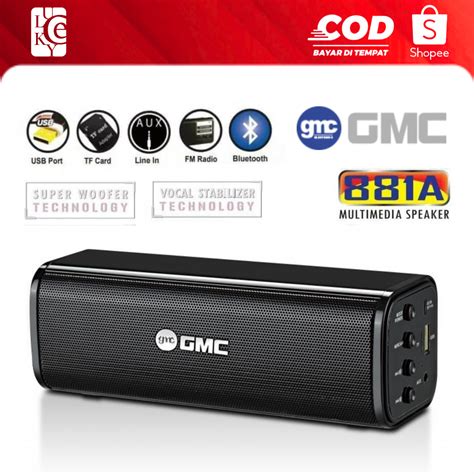 Jual Gmc Speaker Bluetooth Mini Gmc A Speaker Portable Usb Memori