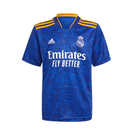 Real Madrid 2021 Camiseta De Fútbol Azul Visitante 2022 Versión Jugador