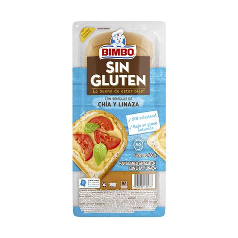 Precios Pan Bimbo Sin Gluten con Chía y Linaza 430 grs Compara y