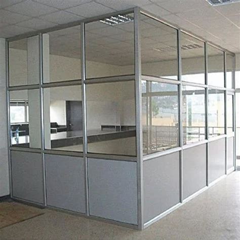 White Aluminium Glass Office Cabin Partition At Rs 230 Sq Ft In Greater