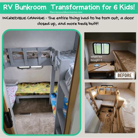 11 Rv Kids Bunk Room Ideas Perfect For Families The Crazy Outdoor Mama