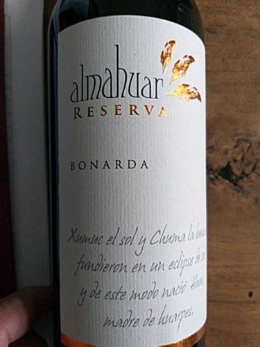 Almahuar Reserva Bonarda Vivino Canada