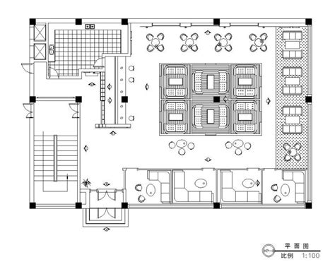 6套咖啡厅室内空间装饰施工图 餐饮空间装修 筑龙室内设计论坛