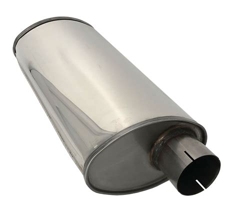 Jetex Exhausts Ltd Oval Silencer Box TURBO 3 Inch Stainless