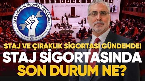 Staj ve çıraklık sigortası gündemde Staj ve çıraklık sigortasında son