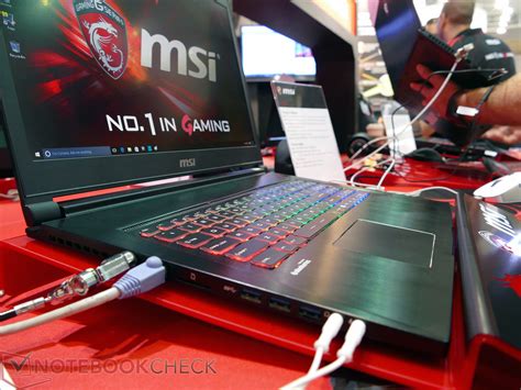 MSI GS32 GS63 und GS73 Gaming Notebooks im Überblick Notebookcheck