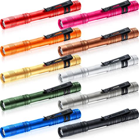 EverBrite 4 Pack LED Penlight Pocket Pen Flashlight With Batteries