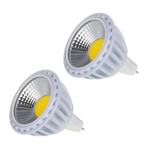 2x Gu5 3 Mr16 6w Cob Led Lamp Spot Light Bulb Light Bulb 420lm 60