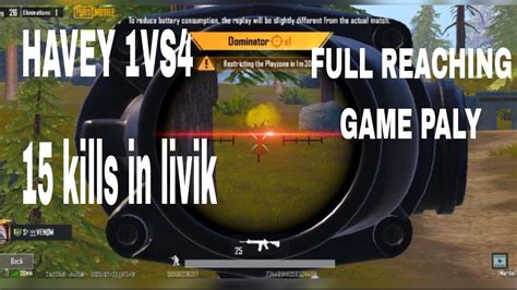 Livik Map Kills Reaching Game Paly Pubg Mobile Youtube