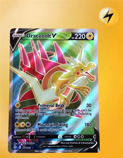 Dracozolt V 178 203 Evolving Skies TCG Coleccionistas