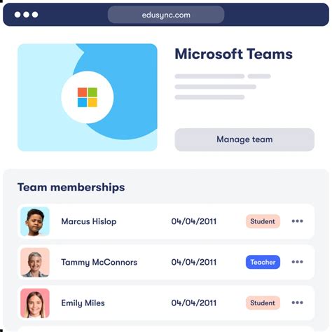 microsoft sync edusync