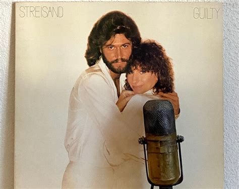 Barbra Streisand Guilty With Barry Gibb Vinyl Record Album 1980s