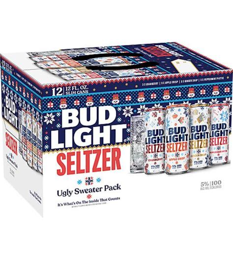 Bud Light Seltzer Ugly Sweater Variety Pack - Minibar Delivery