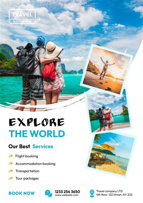 Travel Flyer Template Holiday Destination Postermywall