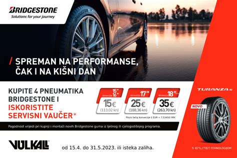 UZBUDLJIVO BRIDGESTONE LJETO Očekuje vas nova Turanza i najpovoljnija