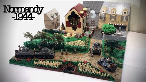 TIMELAPSE LEGO WW2 Allied Offensive Falaise Pocket MOC TANKBATTLE In