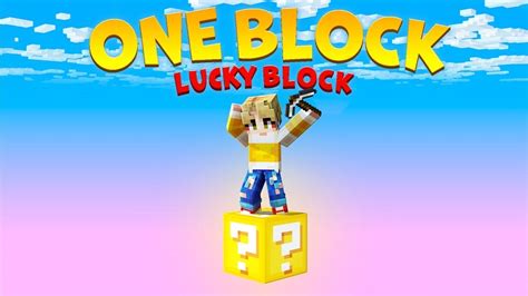 One Block Lucky Block By BBB Studios Minecraft Marketplace Map