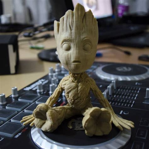 D Printable Baby Groot By Byambaa Erdene D Printing Baby Groot D