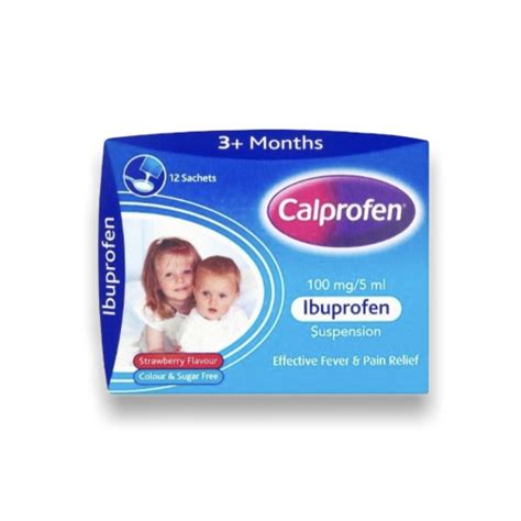 Calprofen 100 Mg 5 Ml Oral Suspension Ibuprofen 100ml 60 Off