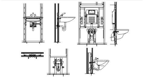 Wash Basin Cad Block Cadbull