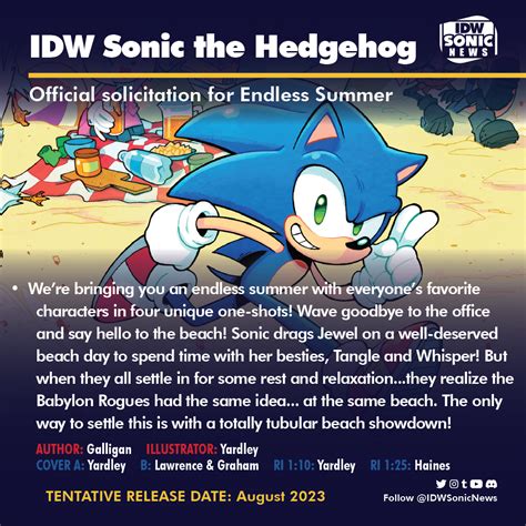 Cohost Official Solicitation For Sonic The Hedgehog Endless Summer