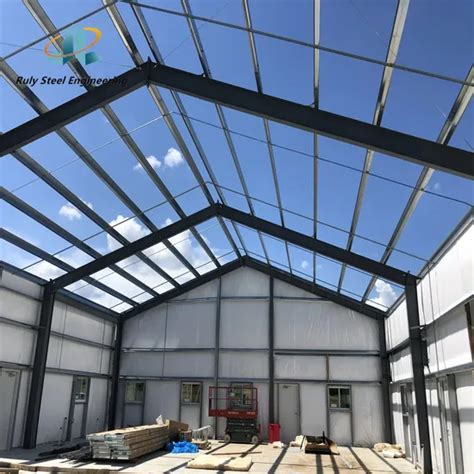 Steel Structure Agricultural Products Warehouse With Insulated Sandwich